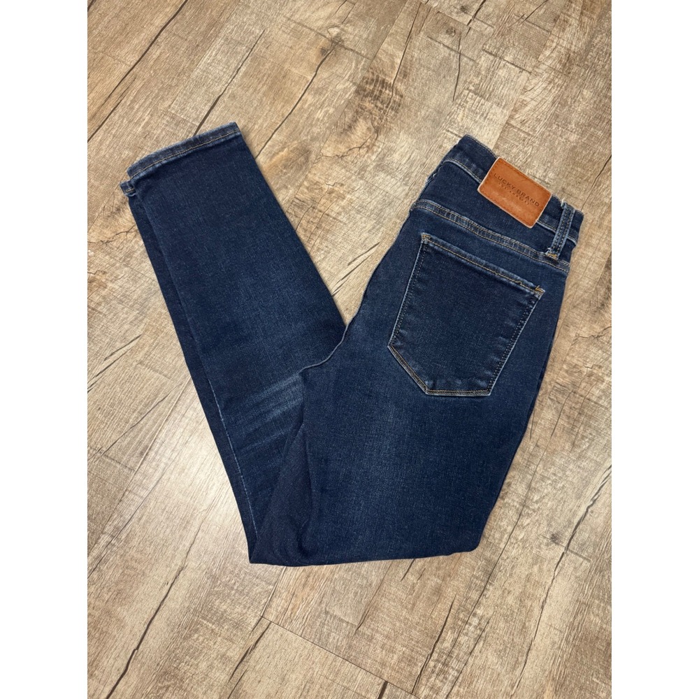 Lucky Brand Bridgette High Rise Skinny Jeans Dark Wash Denim Womens 8/29